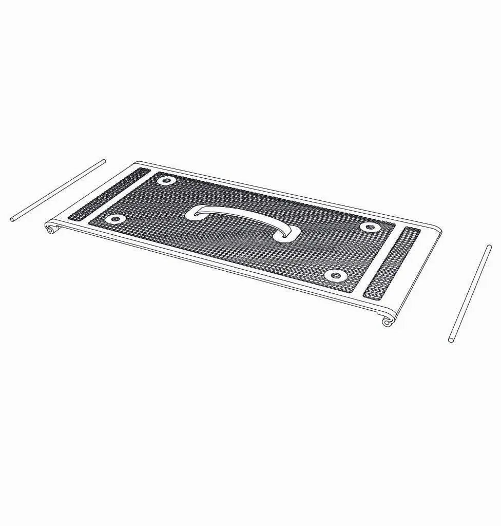 Sitzbespannung inkl. Schienen für DIETZ Rollator TAiMA (M-Modelle)