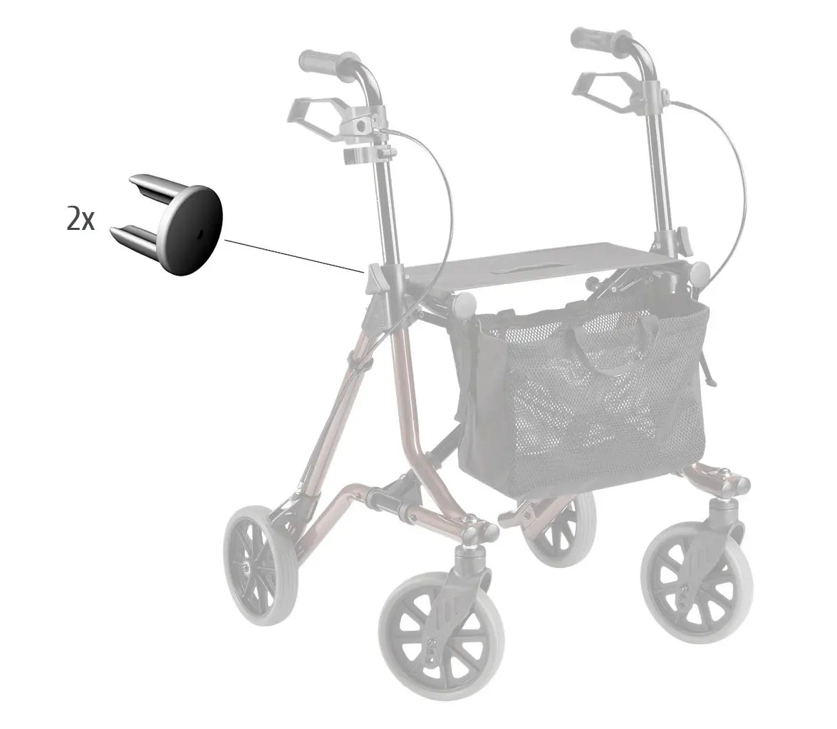 Abdeckkappen für Sitzrohr DIETZ Rollator TAiMA