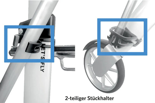 Stockhalter zum TrustCare Rollator Let’s Fly