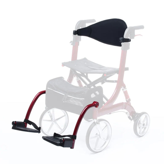 Zusatzpaket VARIO Besco Rollator Spring - Fußstützen+Rückengurt