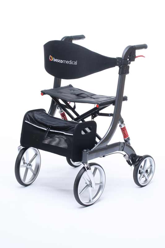 Leichtgewichtrollator Besco Medical Spring mit Federung
